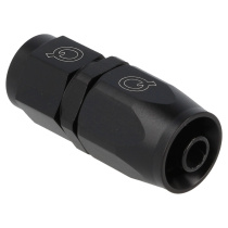 Rak Slangände - Svart QSP